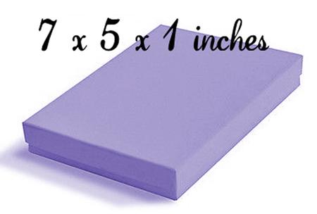 Box With Choice 2 Lids (with Or Without Aperture 7x5x1 Inche