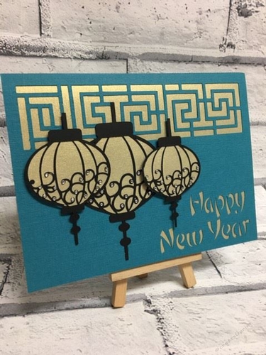 Chinese New Year Card And Separate Topper - Design 2