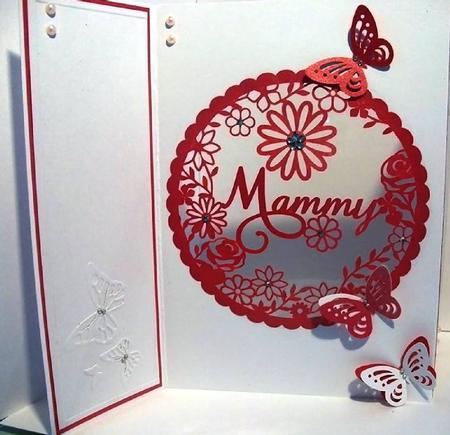 Mammy Decorative Round Frame Paper/card/vinyl Format