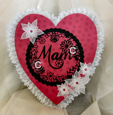 Mam Decorative Round Frame Paper/card/vinyl
