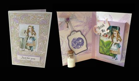 Alice In Wonderland -drink Me - Combi Card/box