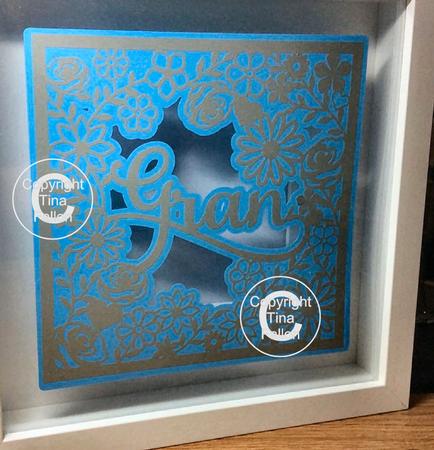 Gran Decorative Framed Topper - File
