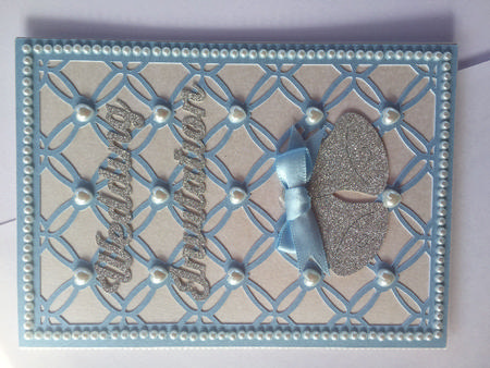 Entwined Hearts Trellis Frame Die Cut /emboss / Engrave A6 P
