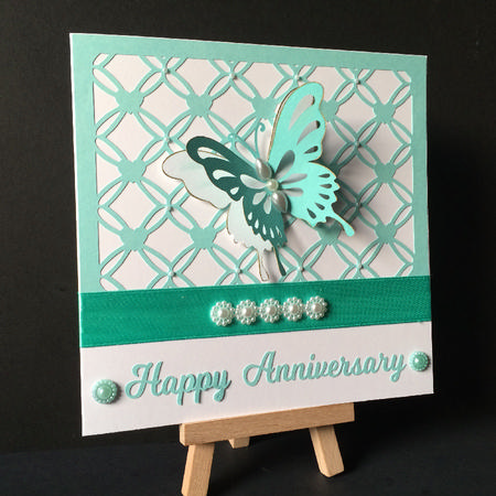 Entwined Hearts Trellis Frame Die Cut /emboss / Engrave A6 L