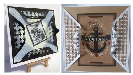 Simply Entwined Corners - Mat / Toppers /emboss Engrave