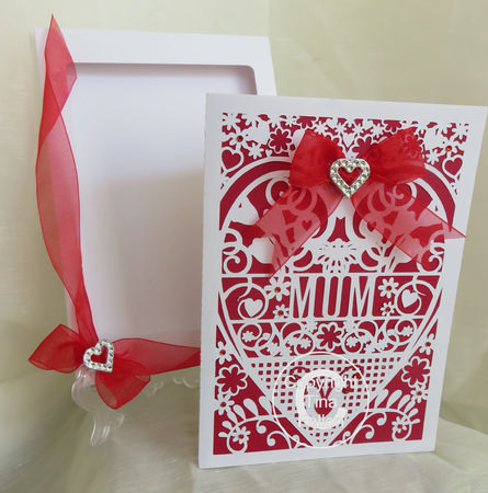 Mum Card (with Box) Beautiful Cutout Design various formats now