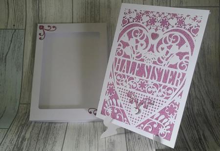 Half Sister Birthday Card (with Box) Beautiful Cutout De