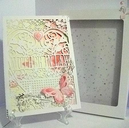 Mother In Law Birthday Card (with Box) Beautiful Cutout De