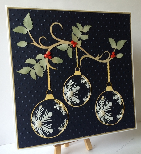 Christmas Baubles on branch cutting machine file,  
