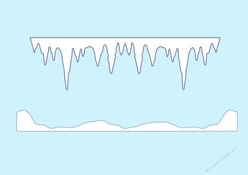 Snow Drift and Icicles for Christmas