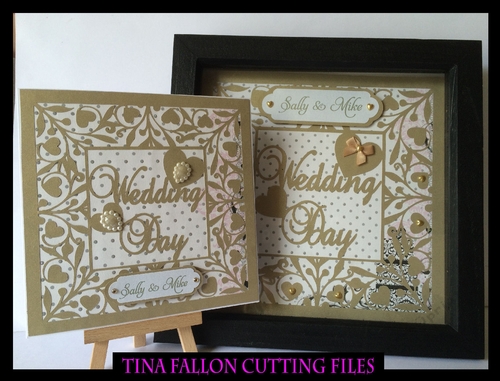 Wedding Day Keepsake 12x12 card or vinyl multi formats