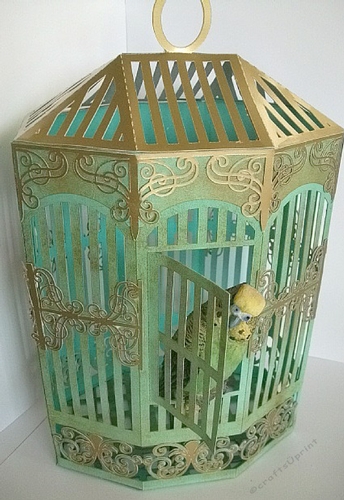 Vintage Birdcage 3d model lantern, keepsake, wedding