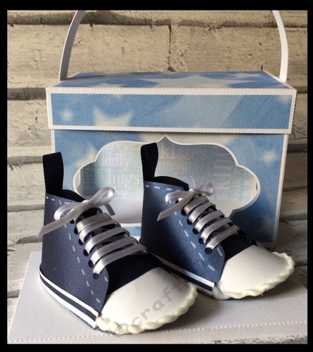Baby Boys Converse style Shoe / trainer with box various files