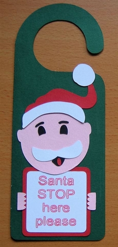 Santa Father Christmas Door Hanger