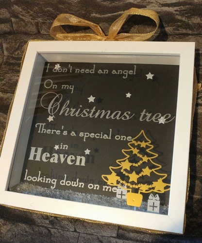 I / We dont need an Angel on my / our Christmas Tree - Rememberance quote