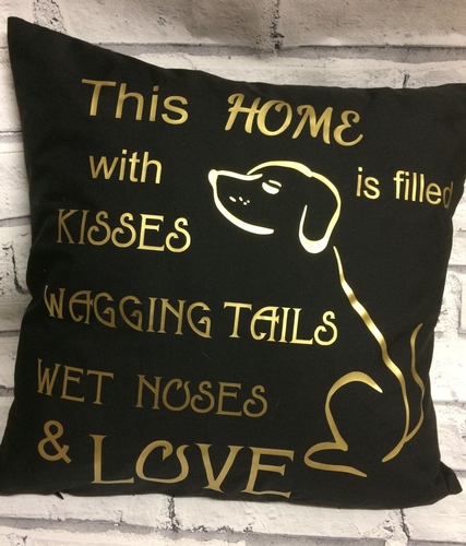 This home is filled with Wagging Tails  Dog - vinyl etc