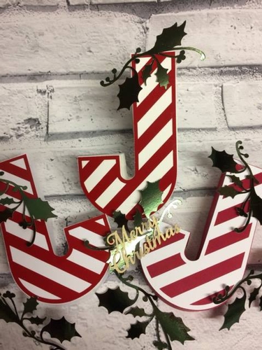 Candy Cane Shaped Christmas Gift / Sweet / Chocolate Box /Tree Gift