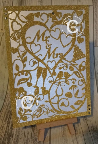 Mr & Mrs  Wedding Day Card