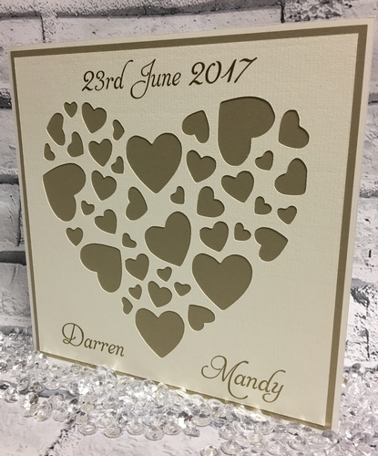 Heart Topper for Wedding , Valentines, Anniversaries etc