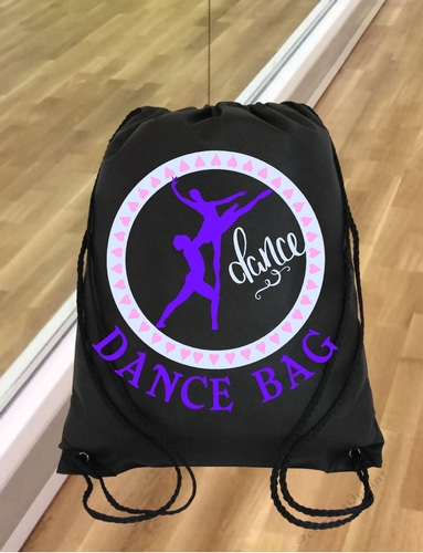 Ballet /Dance kit bag for use with HTV (Vinyl)  Design 3