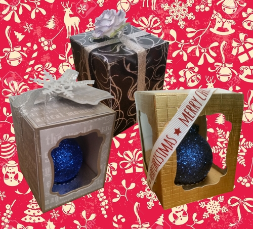 Deluxe Christmas Bauble / Ornament Gift Box 