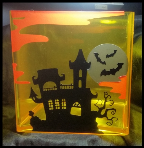 Halloween Haunted House - for card / paper / vinyl