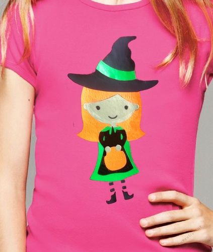 Halloween Cute Witch - for card / paper / vinyl