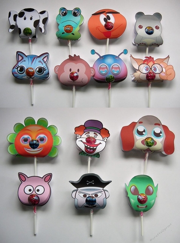 Chupa Chups Animal and Character lolly holders set of 14 handcut jpegs 300 dpi