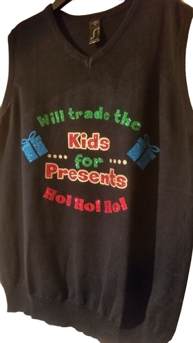Vinyl HTV Trade Kids For Presents Christmas Layered Cutting File