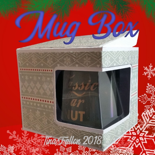 Mug  Gift Box with window aperture from A3 card