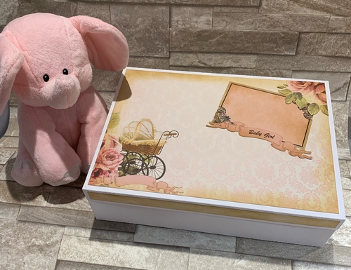 Large Gift Box 11 x 8 x 3 inches  - cut from A3 card