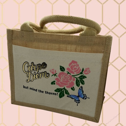 Carpe Diem Sieze the day but mind the thorns - with roses  htv cutting file