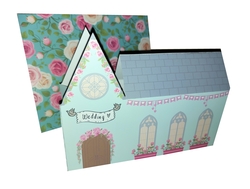 Wedding Church Chapel 3d fold up wedding card
