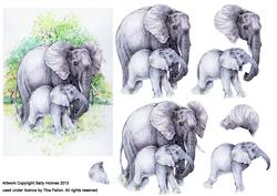 Elephant Step by Step Decoupage