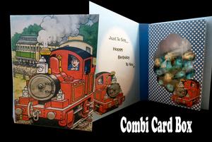 Tobias the Tank Engine Combi Card and Gift Box Handcut
