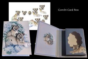 Lion Cubs Combi Card Box Hand Cut Version