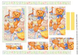Bears for Baby 3D Pyramid Sheet