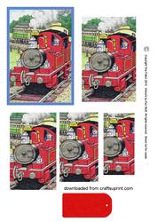 Tobias the Tank Engine 3D Pyramid Sheet