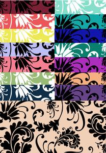 Elegant Swirls Paper Kit Set a A4 x 15 Colourways