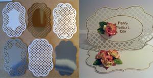 Mats Toppers with Lattice Cut Detail