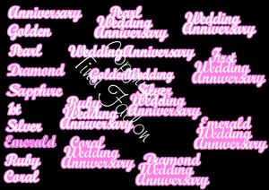 Special Wedding Anniversary Sentiments and Mats
