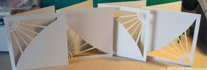 Set of 4 Art Deco Style Card Blanks Cut Files