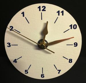 Backwards - Clock Face for Cd's / Lp's