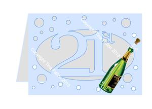 21st Birthday Card With Cut Outs File