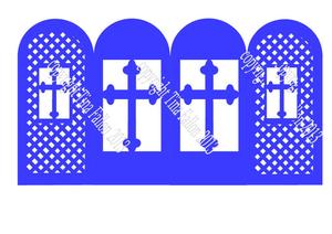Cross Religious Screen Card No5 Christenings Sympathy