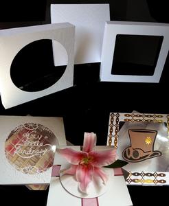 Large Card Box And 3 Lid Choices 8 5 X 8 5 X 1 5 Inches