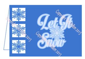 Frost Kissed Snowflakes Design No 6 Cutting File