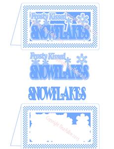 Frost Kissed Snowflakes Design No 8 Cutting File
