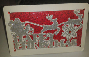 Happy Christmas From Santa Card Blank