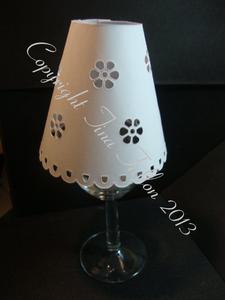 Wineglass Tealight Lamp Shades No 7 File